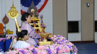 พระบาทสมเด็จพระเจ้าอยู่หัวทรงพระกรุณาโปรดเกล้าฯ ให้สมเด็จพระเทพรัตนราชสุดาฯ สยามบรมราชกุมารี เสด็จพระราชดำเนินแทนพระองค์ในการพระราชทานปริญญาบัตรแก่บัณฑิตของคณะครุศาสตร์อุตสาหกรรม มหาวิทยาลัยเทคโนโลยีราชมงคลพระนคร ประจำปีการศึกษา 2553 (พ.ศ. 2554) ในวันอังคารที่...